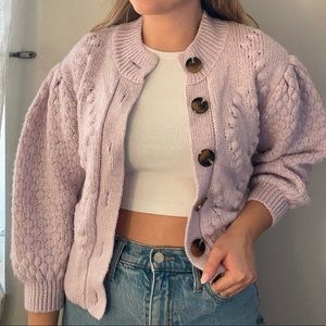 Who what wear purple cardigan